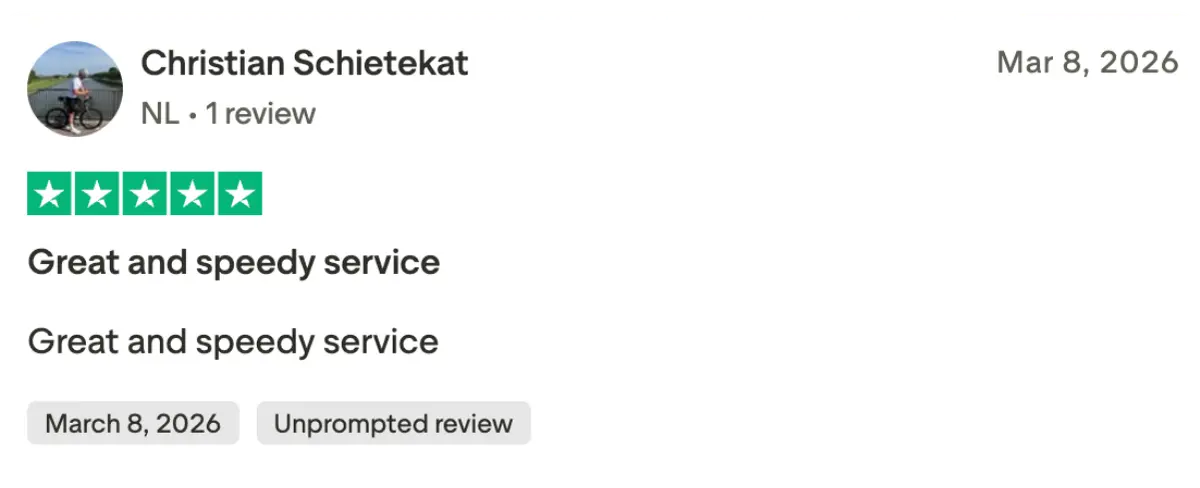 Trustpilot 5 stjärnor betyg för iptv leverantorer tjänst
