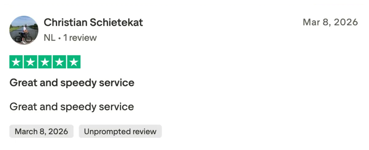 Trustpilot 4.9 stjärnor omdöme för IPTV i Sverige